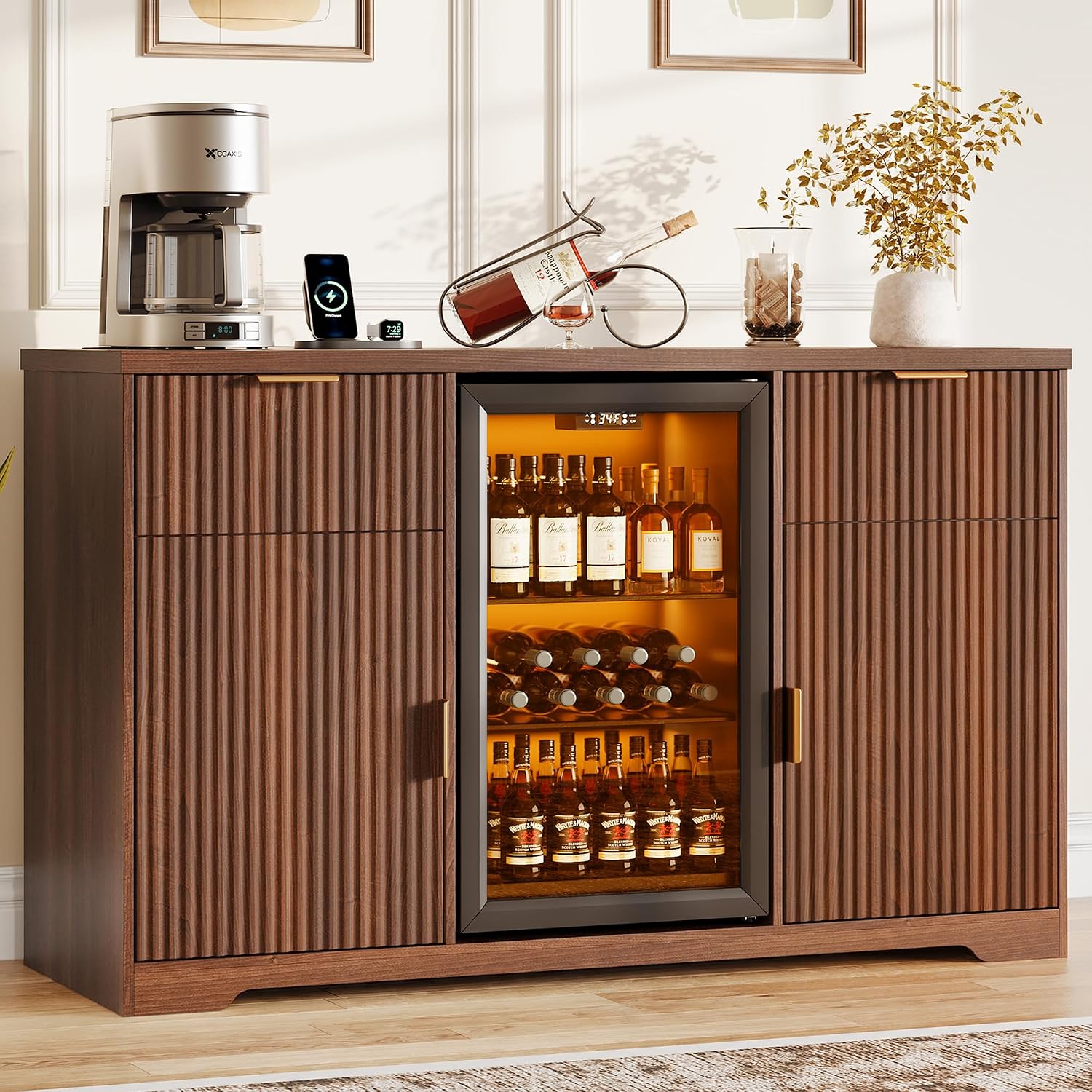 Home Bar And Cabinet - Mobile Bar da 55