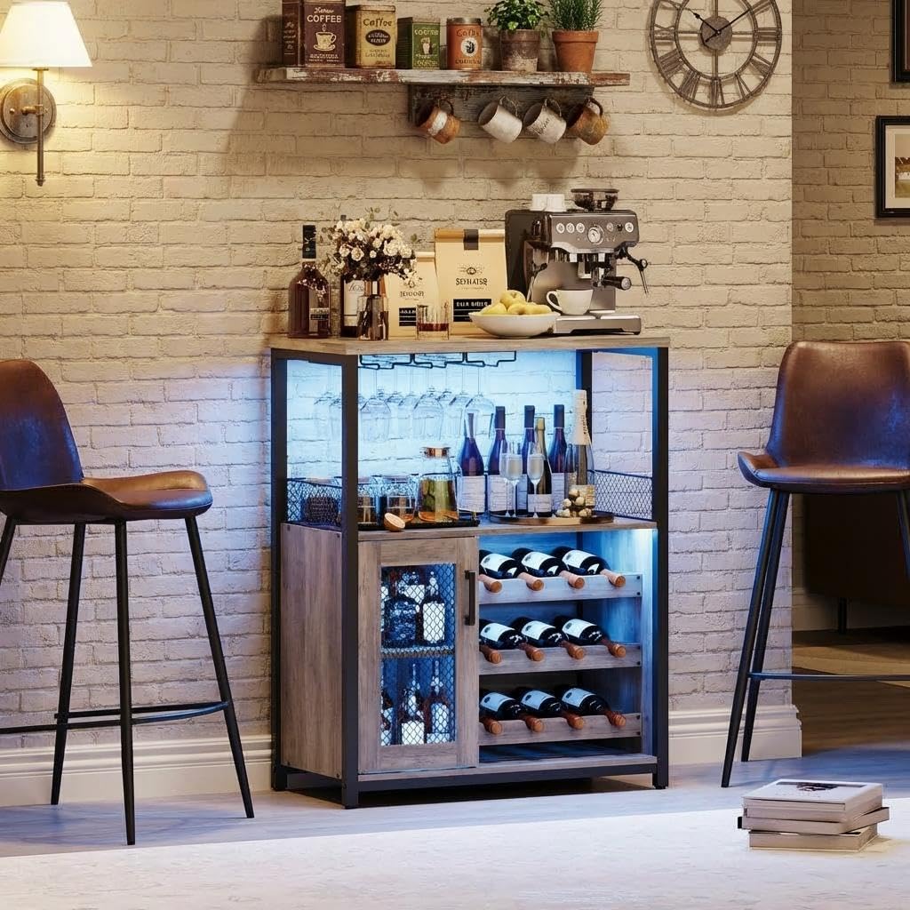Mobile Bar a 3 Ripiani con Luc - Home Bar And Cabinet recensione e prezzo