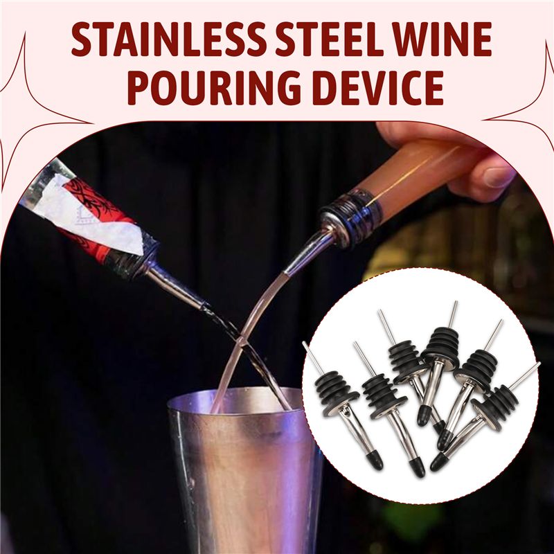 Set di 6 Versatori in Acciaio  - Speed Pourer Cap recensione e prezzo