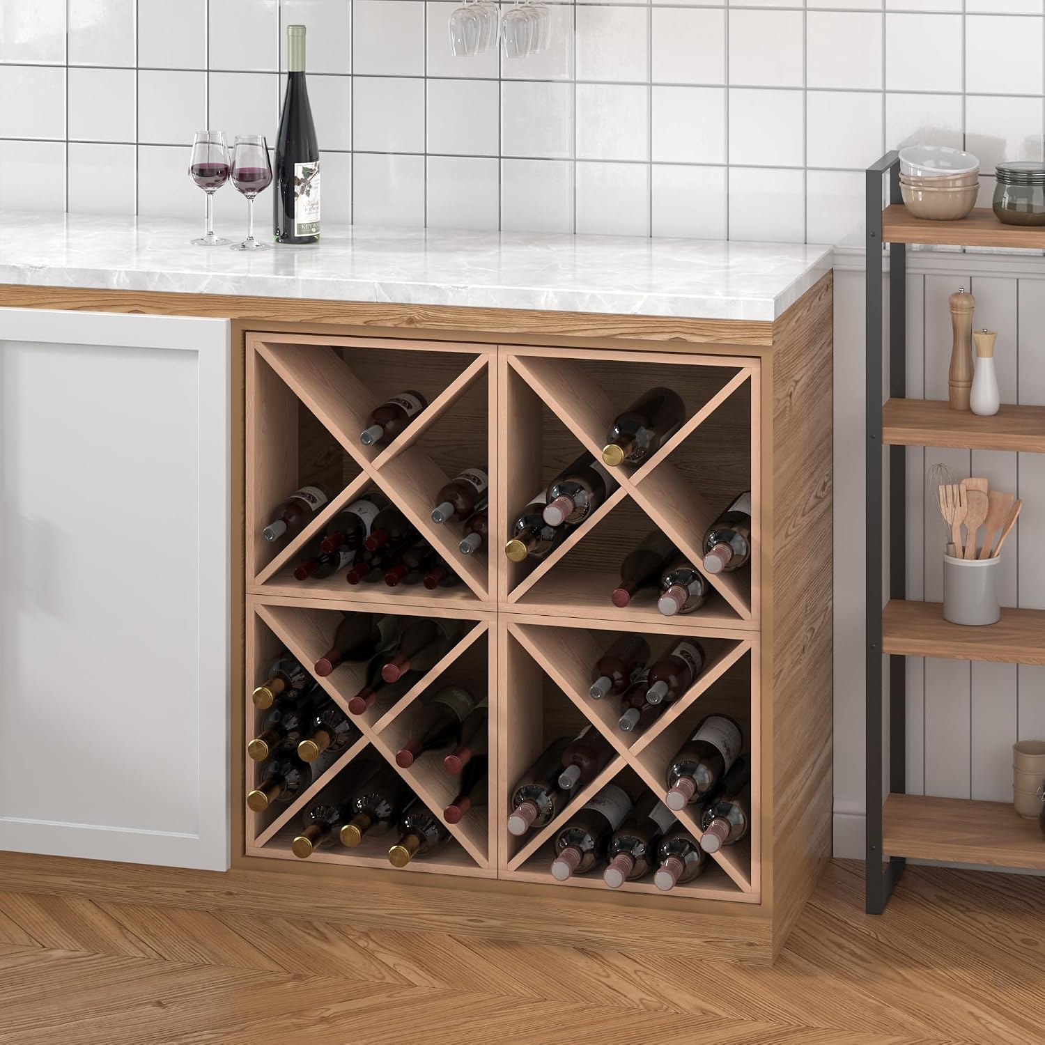 Portabottiglie da 96 Bottiglie - Home Bar Shelf recensione e prezzo