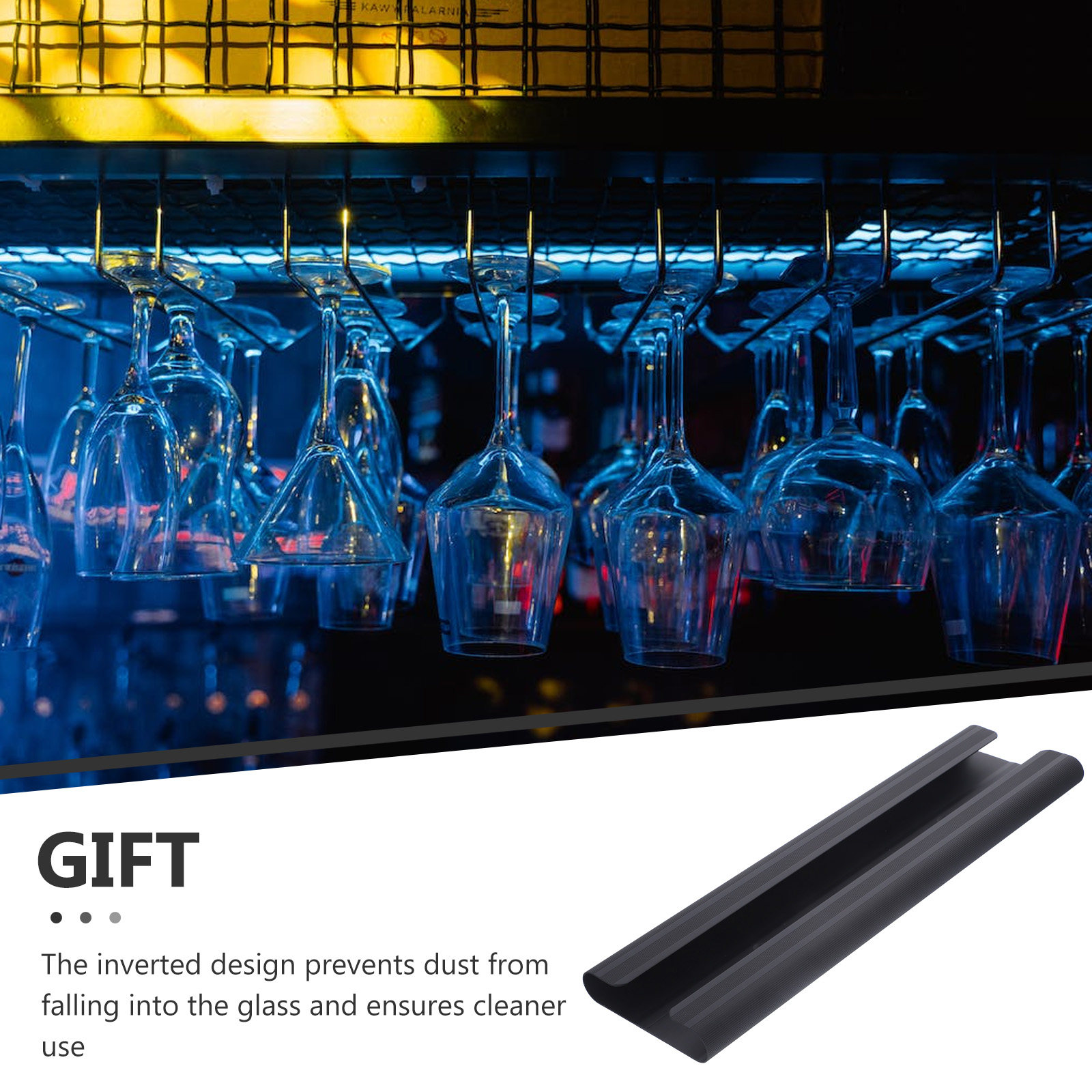 Porta Bicchieri da Vino in Acc - Home Bar Shelf recensione e prezzo